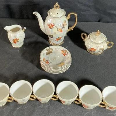Autumn Opalescent China Set