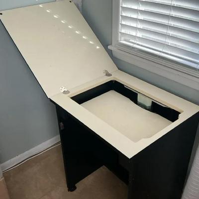 Little Black Sewing Desk 
