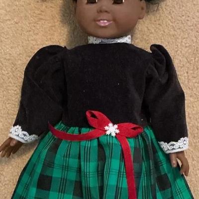  American Girl Doll “Addy” with Holiday Outfit & Extra Clothing.