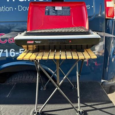 Coleman Portable Camp Stove & Folding Camping Table Set