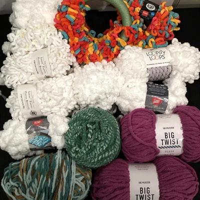 Plush Yarn Lot 