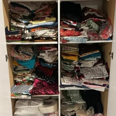 Variety Lot Of Crafting Fabrics