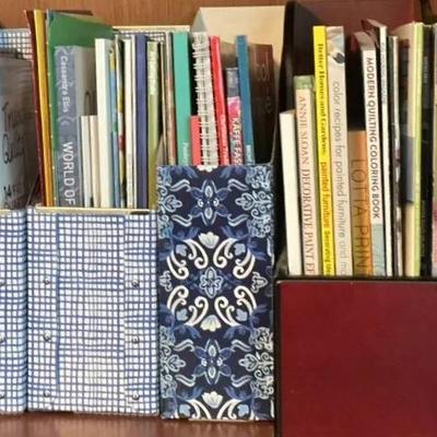 Assortment of Crafting Books and Magazines