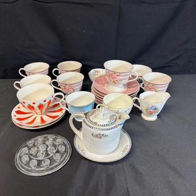 Mixed Vintage & Modern Teacup & Saucer