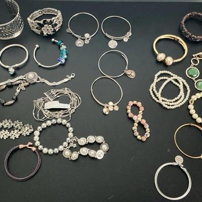 Plated Gold And Silver Bracelets 