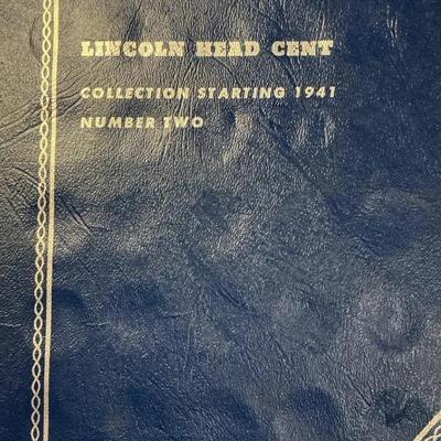 Large Lincoln Cent Collection in Two Whitman Folders (1941–2014)