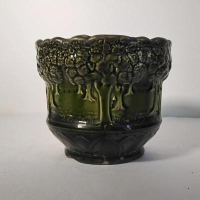 Vintage Woodland Ceramic Planter - Rare McCoy