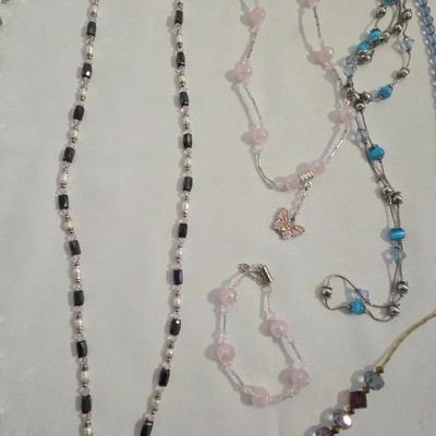 Mixed Costume Jewelry Necklaces with Magnetic Hematite