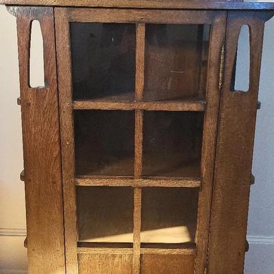 Mission Oak Stickley Design Door Bookcase