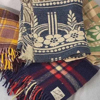Vintage Wool and Cotton Blankets - Troy Blanket Mills
