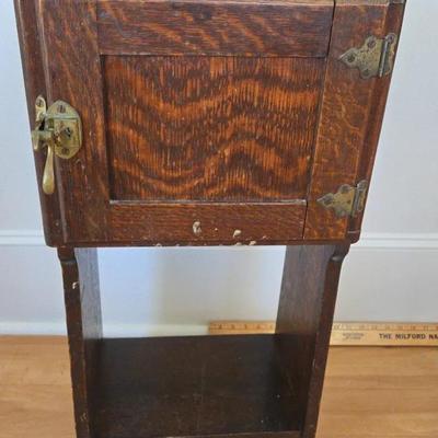 Antique Smoke Stand or Ice Box