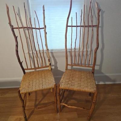 Rustic Adirondack Twig Chairs