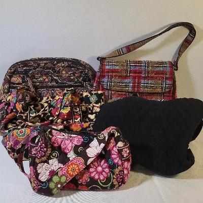 Vera Bradley - Black Multi=Colored Bags