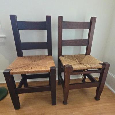 Antique Mission Style Chairs