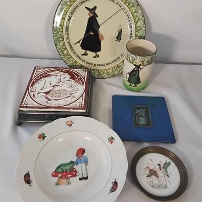 Various Ceramic, Tile, Porcelain Plates, etc.- Royal Doulton, Waldershof