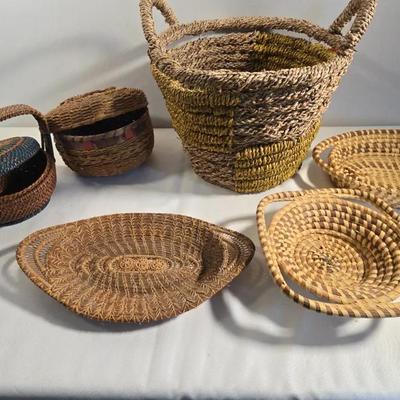 Mixed Native American Baskets