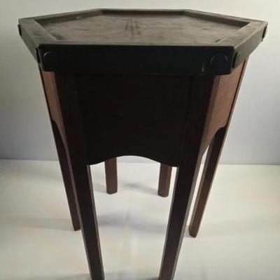 Mid Century Gothic Plant or Side Table