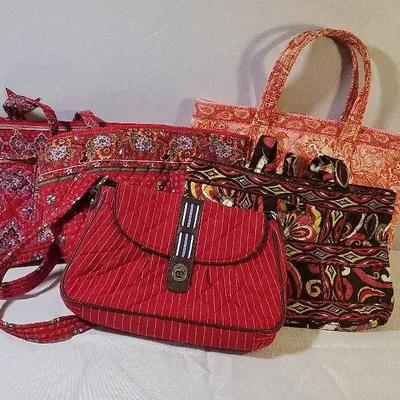 Vera Bradley Various Red-Toned Bags