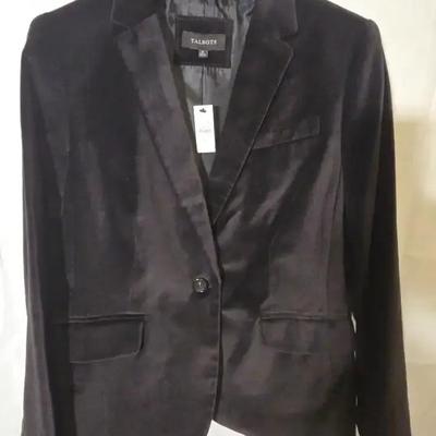 Black Velvet Blazer Talbots 