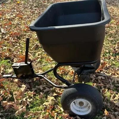 Nearly new pull behind Broadcast Spreader BST-350