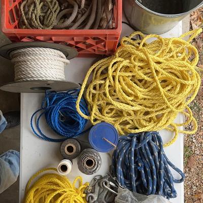 Rope And Chain Variety Of Sizes And Lengths