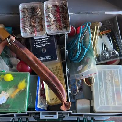 Four Drawer Tacklebox And Heavy Duty Net