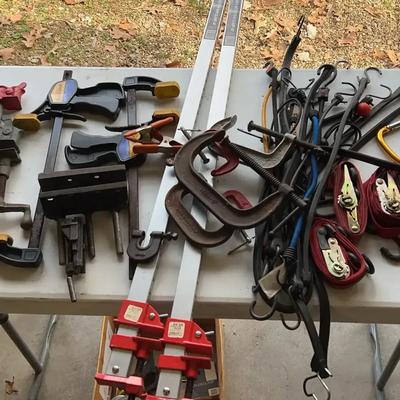 Clamps Straps And Bungee Cords