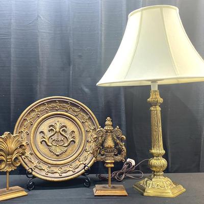 Mid-century Brass Lamp and More