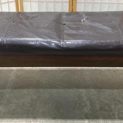 Long Cushioned Bench