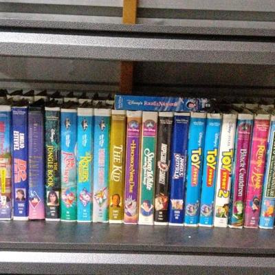 Children's Disney VHS & DVDS