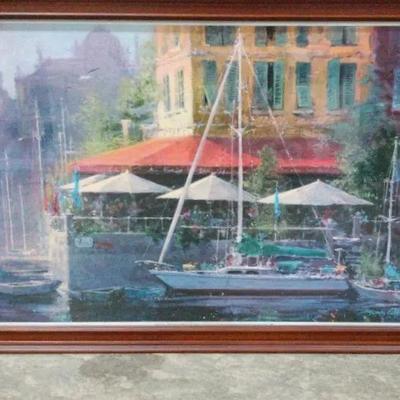 Dockside Cafe Print