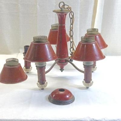 Five Branch Hanging Chandelier 