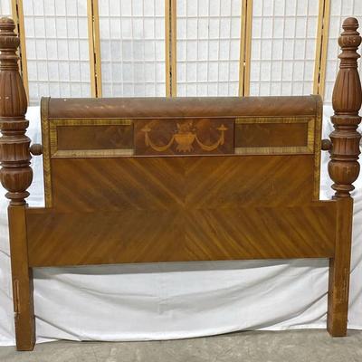 Antique Headboard and Footboard 