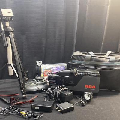 VHS Camcorder , Microsoft Joy Stick, and More 