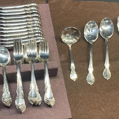 81-Piece 1847 Ragers Bros. Silverware Set