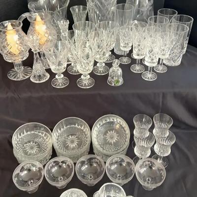 Crystal-Style Glassware Featuring Waterford & Arcoroc France