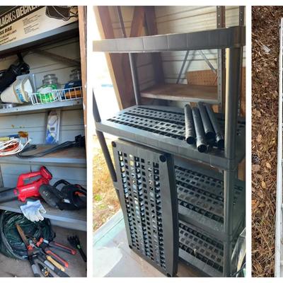 Outdoor Tools, Shelving & Ladder Collection
