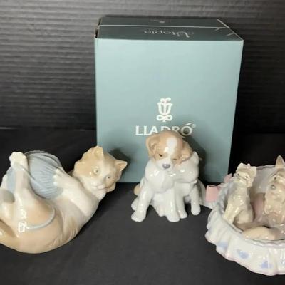 Lladro “Against All Odds” & Additional Animal Figurines – One Box Included