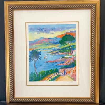 Seriolithograph L’Escalier De La Plage by Jean-Claude Picot, Signed & Numbered