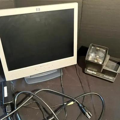 HP Pavilion VL1510 Monitor & Pana-Vue Automatic Slide Viewer
