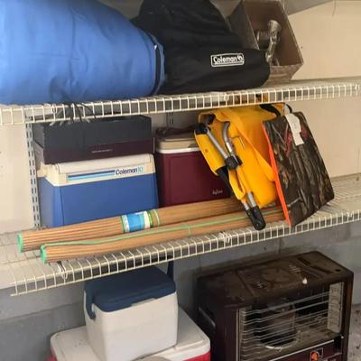 Camping & Hunting Gear Collection – Coolers, Sleeping Bags, Heater & More