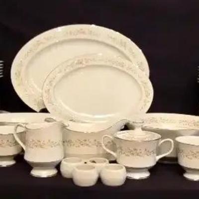 Sango “Debutante” Fine China – 12-Place Setting, Numbered, Made in Japan