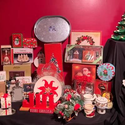 Holiday Décor Collection Featuring Fenton Bell, Lenox Santa, Ceramic Trees & More
