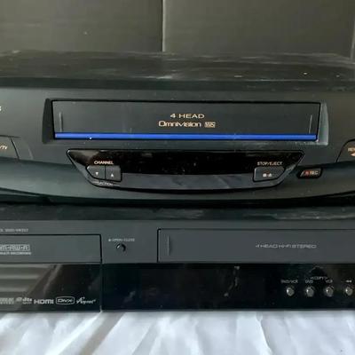 Panasonic PV-V4030S VCR & Samsung DVD-VR357 DVD Recorder/VCR Pair