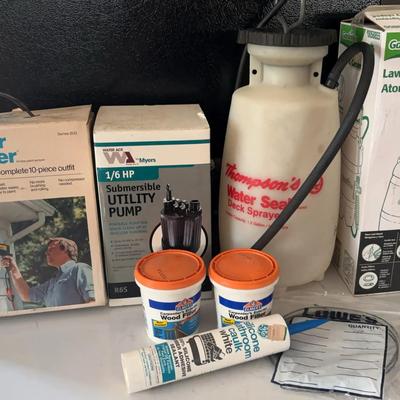 Power Painter, Utility Pump, Sprayers & Wood Repair Supplies
