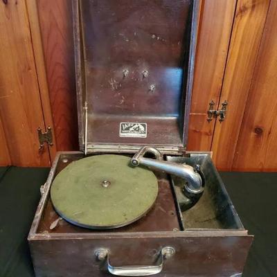 Sa193v victor victrola portable phonograph
