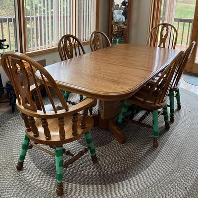 Dining Table and 6 Chairs (See Comments)