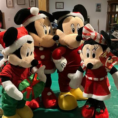 2 Ft Disney Christmas Plush