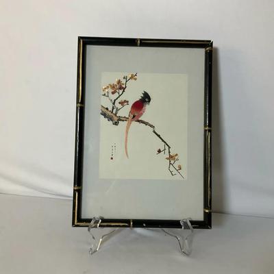 Chinese Wheat Straw Marquetry Art Bird No.1