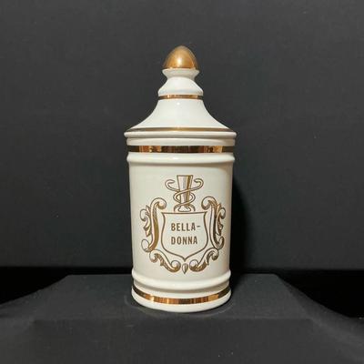 Owens Illinois Bella Donna Apothecary Jar